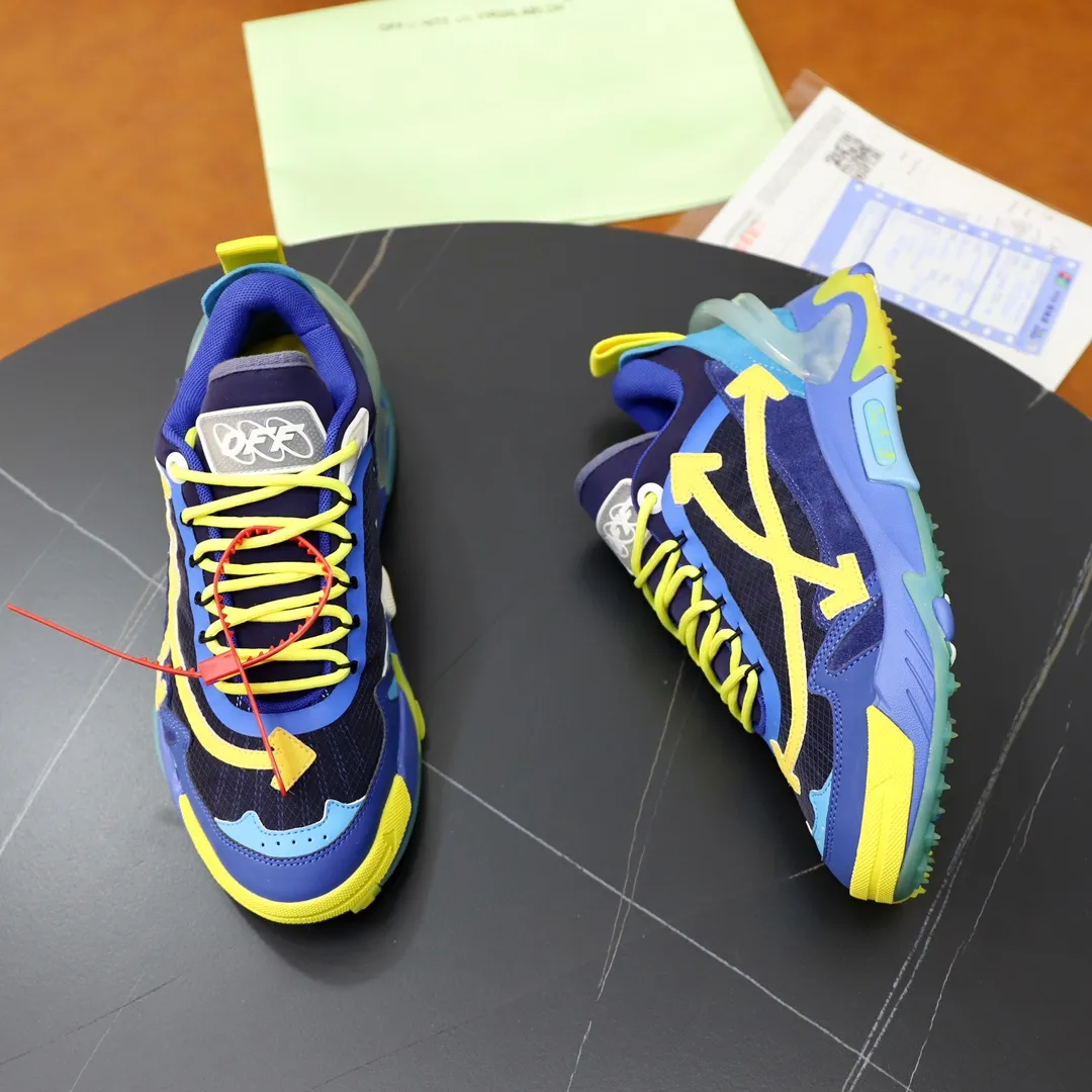 Men's shoes: 330💶[off-white]👫 Original one-to-one replica, high-end quality🥳The latest model has not been listed on the official website yet, the top version. Fabric: Imported open-edge beaded laminated leather Lining: Imported breathable mesh Outsole: Original foam soft, light and wear-resistant Imported TPU combination sole Male 38-44 (customized at 45)